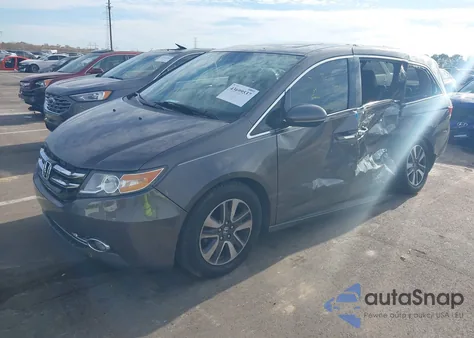 2014 Honda Odyssey Touring/Touring Elite из США, поврежденный, VIN 5FNRL5H96EB074255